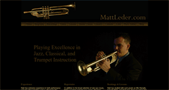 Desktop Screenshot of mattleder.com