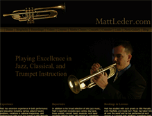 Tablet Screenshot of mattleder.com